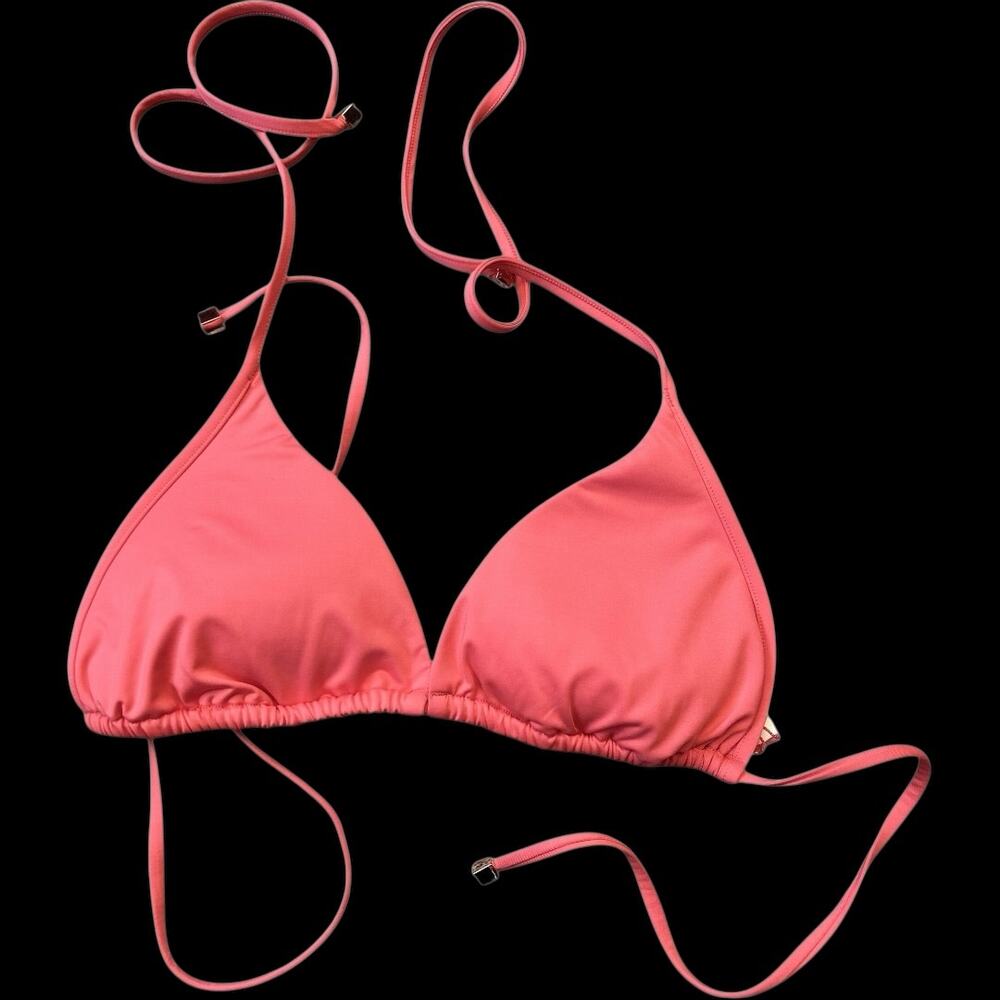 NWOT Victorias Secret Pink Mellon Triangle Bikini Top Size Large